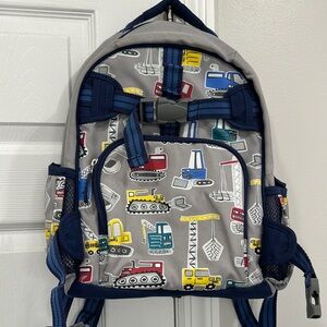 Kids Pottery Barn Construction Theme Backpack Mini